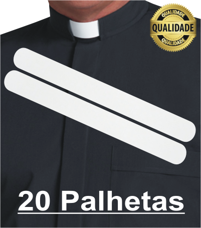 Kit 20 Palhetas Clergyman