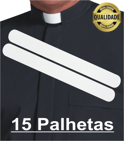 Kit 15 Palhetas Clergyman